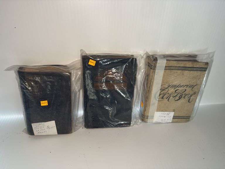 (3) Vintage Recipe/Cook Books