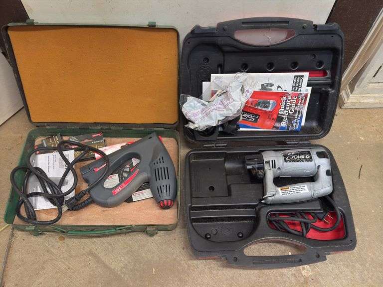 Rotozip Solaris Spiral Saw Power Tool and ET501 2 in 1 Electric Staple ...