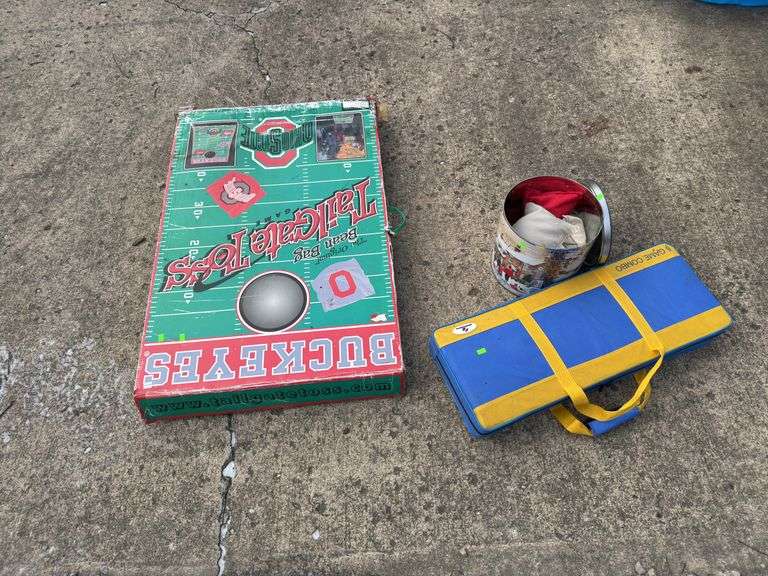 Ohio state corn hole boards and