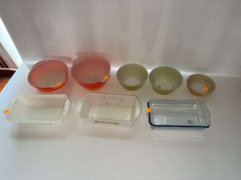 Assortment of Fire King Glassware