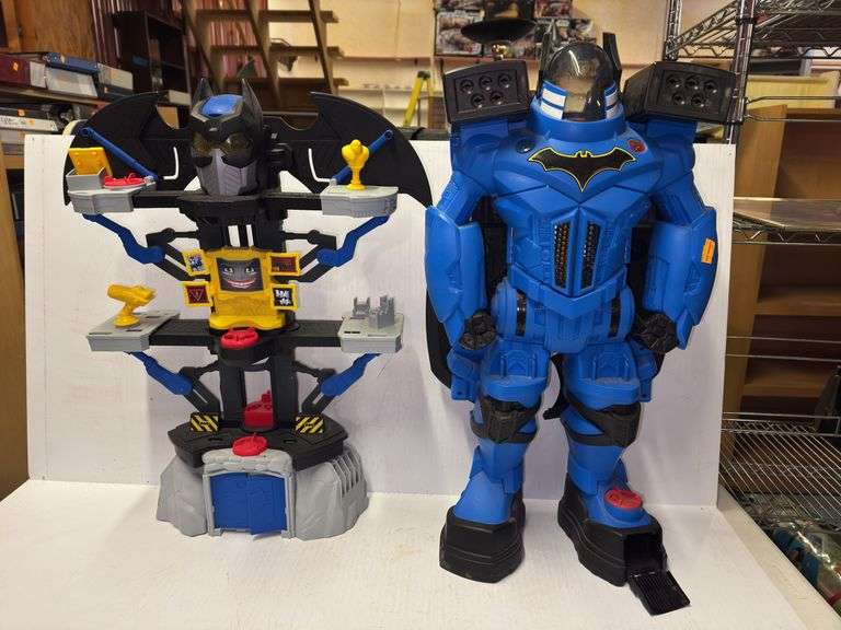 Fisher-Price Imaginext DC Super Friends Transforming Batcave and Fisher Price Imaginext DC Super Fri