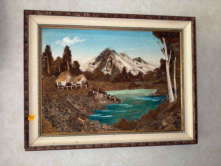 Hand Crafted Lakeside Wall Art