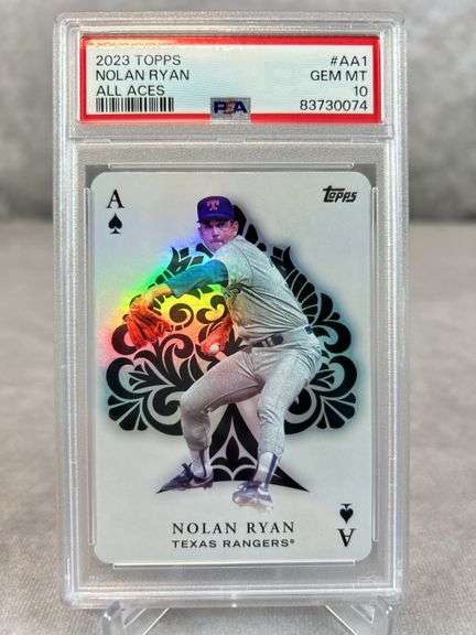 2023 Topps Nolan Ryan All Aces PSA 10