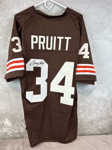 Greg Pruitt signed Cleveland Browns jersey, JSA