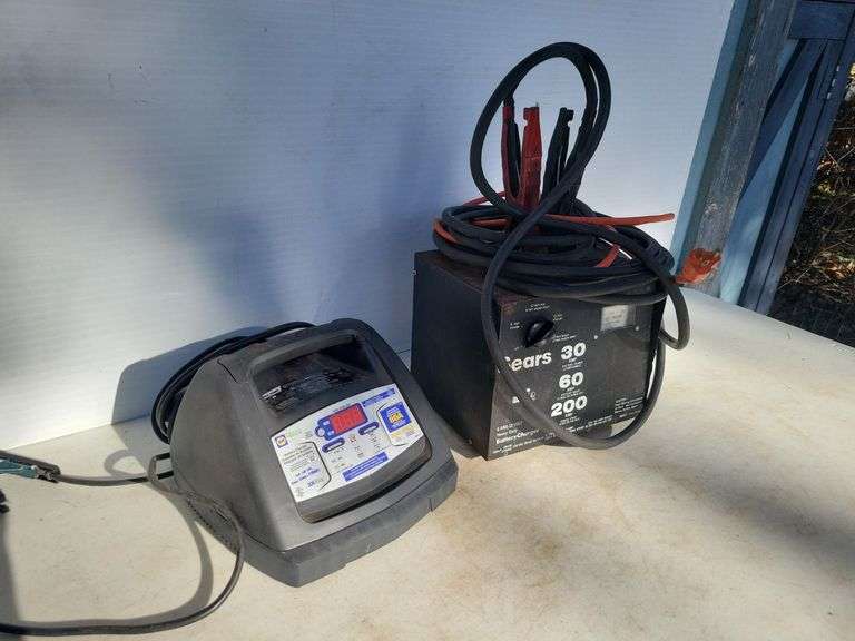 (2) battery chargers