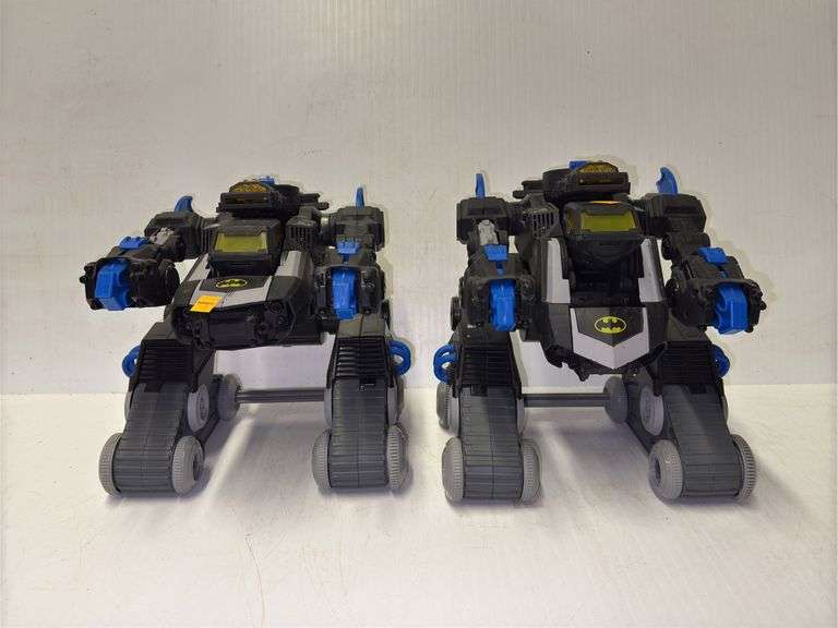 (2) Imaginext DC Super Friends Batman Robot