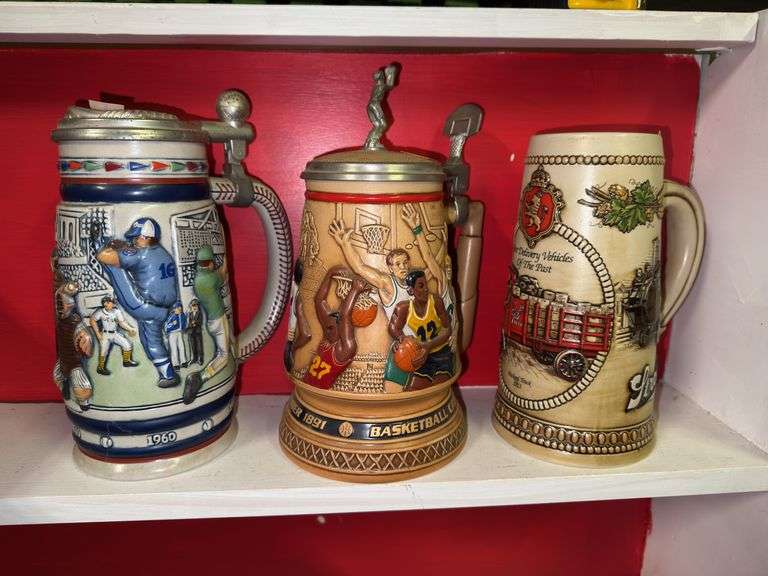 Avon Baseball, A Century of Basketball, and Stroh’s Brewery Steins and Mug
