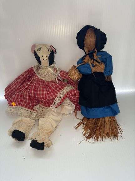 (2) Vintage Stuffed Dolls