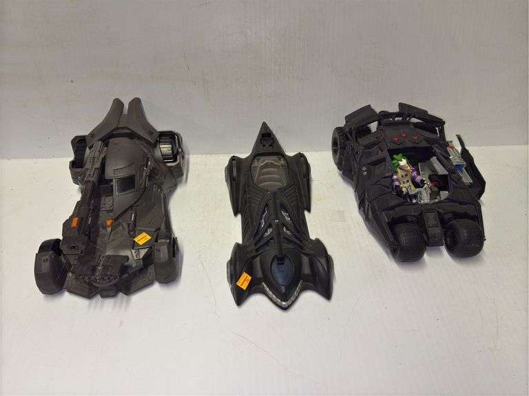 (3) Batmobile Toy Cars
