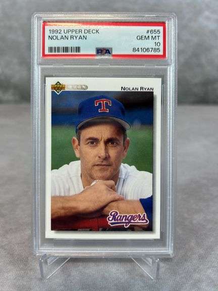 1992 Upper Deck Nolan Ryan PSA 10