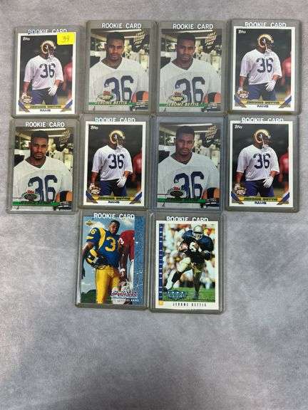 Jerome Bettis - Rookie card lot of 10