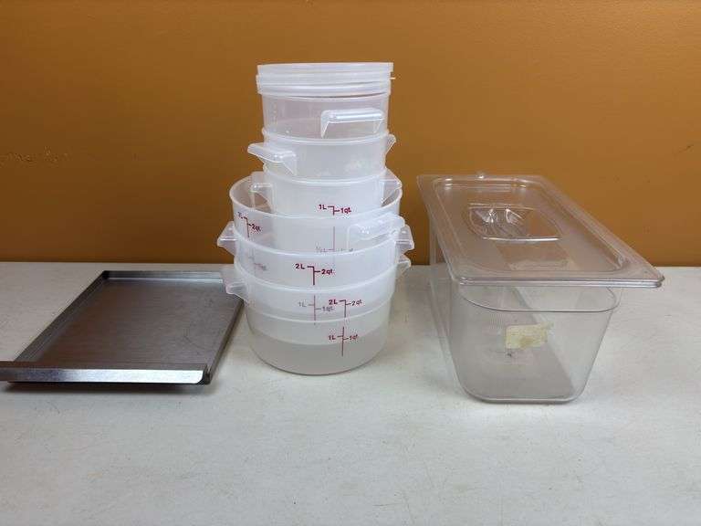 Measuring cups , cook pans ,Rival Mixer