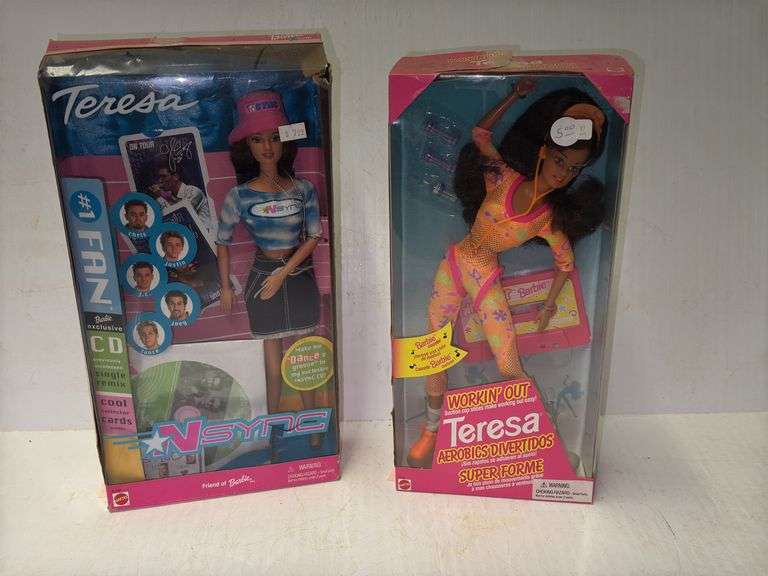 (2) Vintage NSYNC Teresa Barbie Dolls