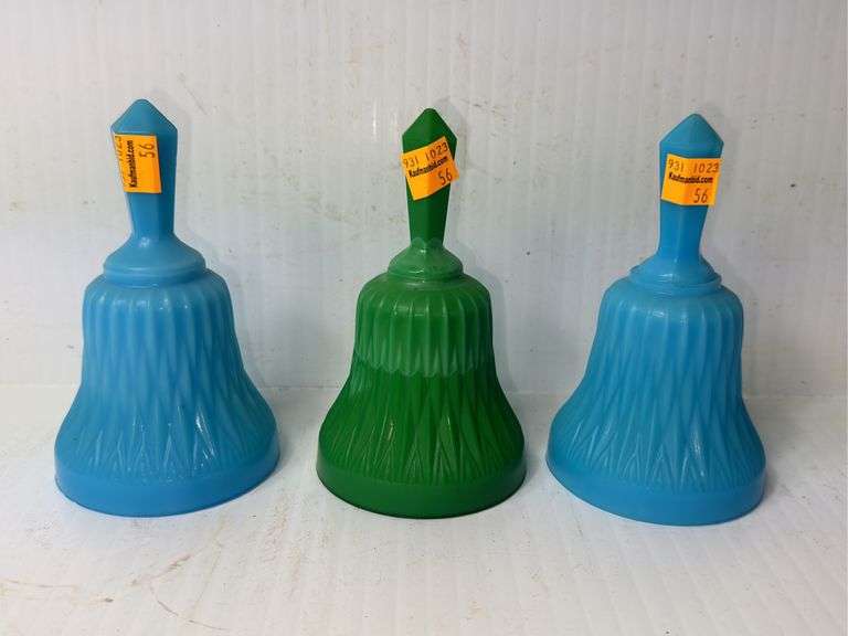 (3) Akro Agate Bells