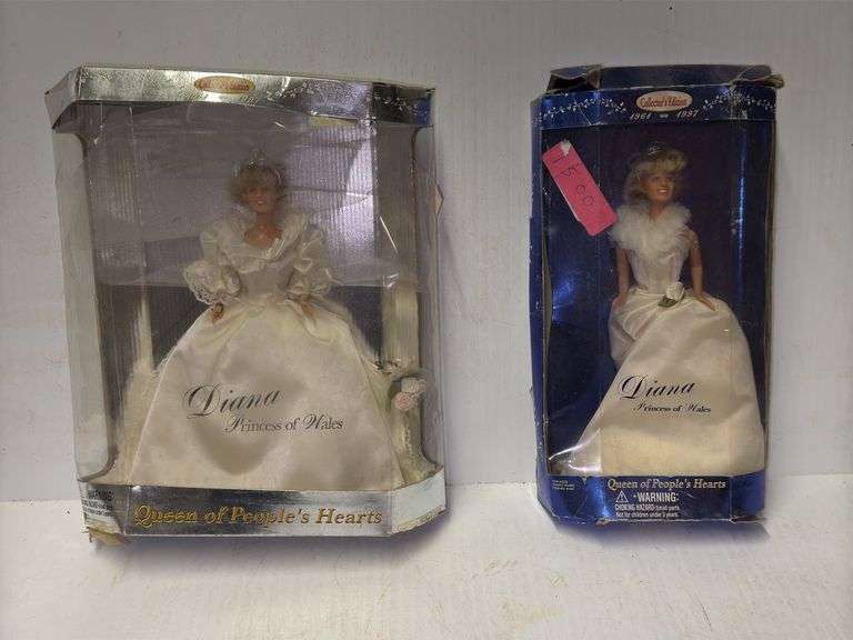 (2) Diana Princess of Wales Barbie Dolls