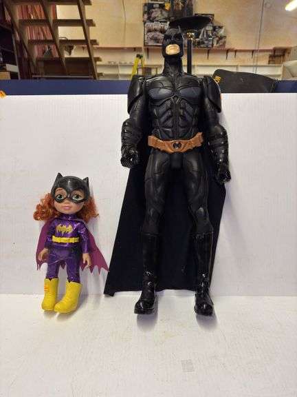 Creative Designs The Dark Knight Rises 31 Batman Figure and DC Superhero Toddler Batgirl Doll