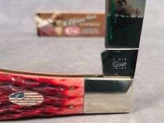 2011 CASE XX RED BONE LARGE COKE BOTTLE 'DON'T TREAD ON ME'