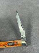 2013 CASE XX POCKETWORN ORANGE BONE TINY TOOTHPICK