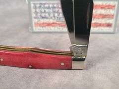1980 CASE XX 6225 1/2 RED APPALOOSA BONE MINI COKE BOTTLE