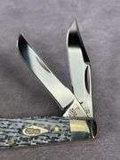 2020 CASE XX BLACK & WHITE CARBON FIBER/G-10 WEAVE SADDLEHORN