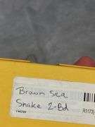 2012 REMINGTON CUSTOM BROWN SEA SNAKE HANDLE R1173 BULLET KNIFE