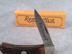 TWO (2) REMINGTON R5 LOCKBACK KNIVES, ONE IS A CHRISTMAS KNIFE