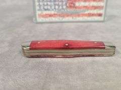 1980 CASE XX 6225 1/2 RED APPALOOSA BONE MINI COKE BOTTLE