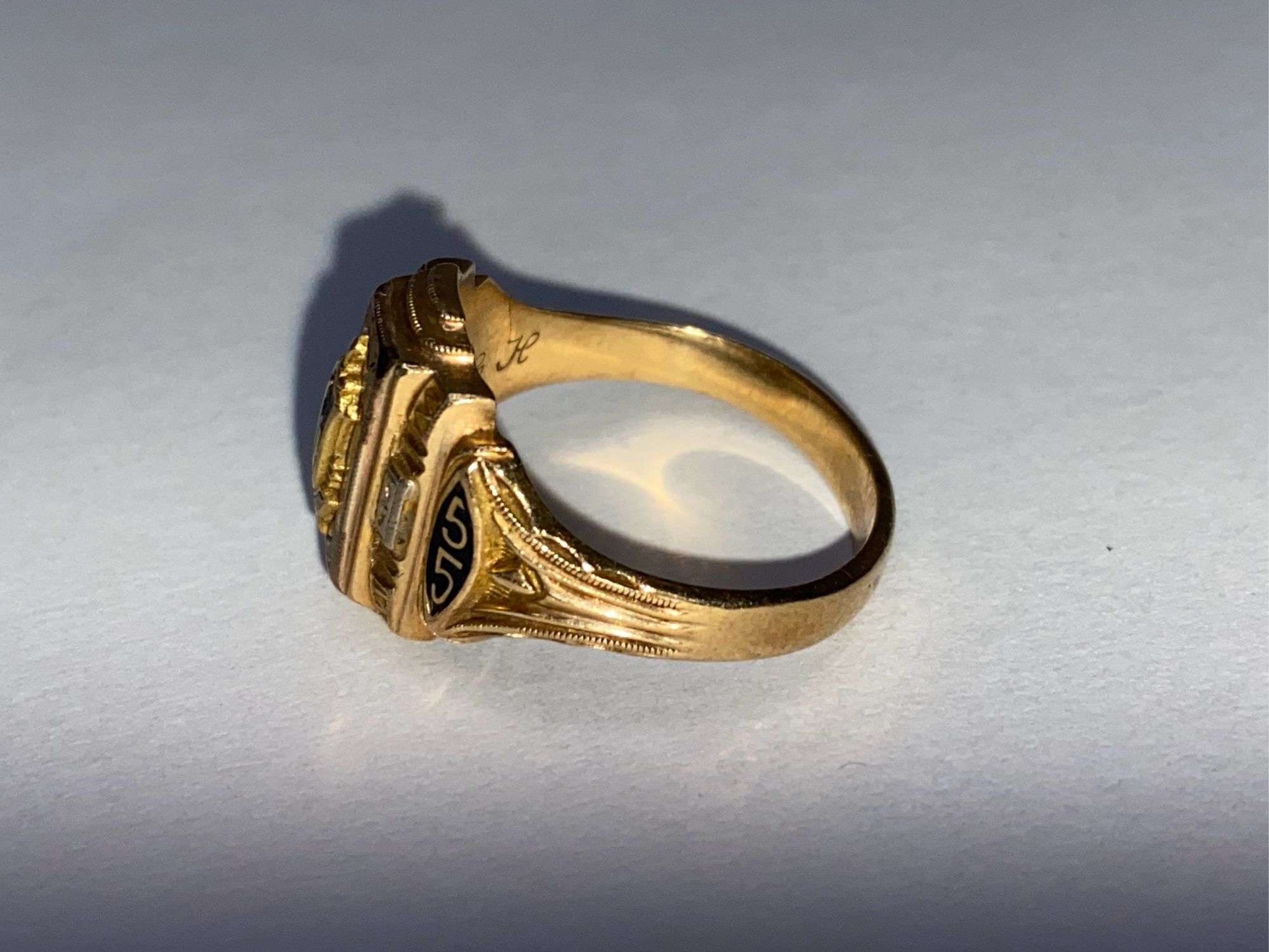 10k Gold 1955 Class Ring - Kaufman Realty & Auctions