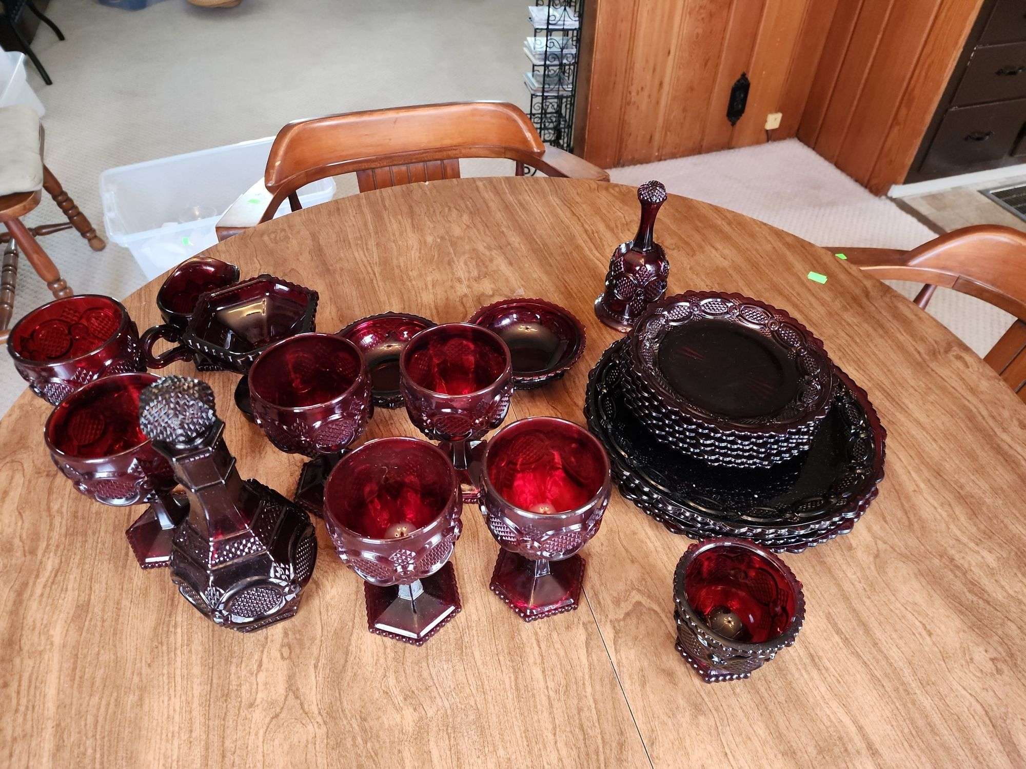 AVONビンテージ ガラス瓶 6つセット Vintage Avon Bottle Antique