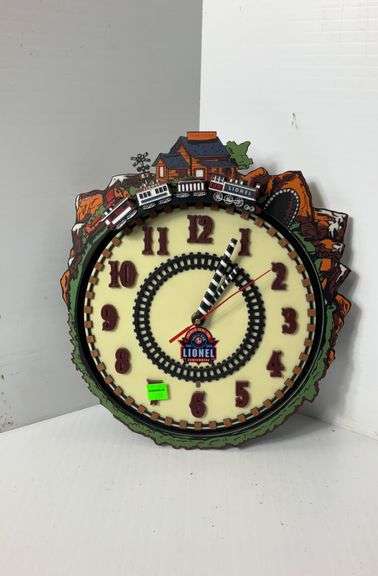 Lionel Train Battery Clock - Kaufman Realty & Auctions