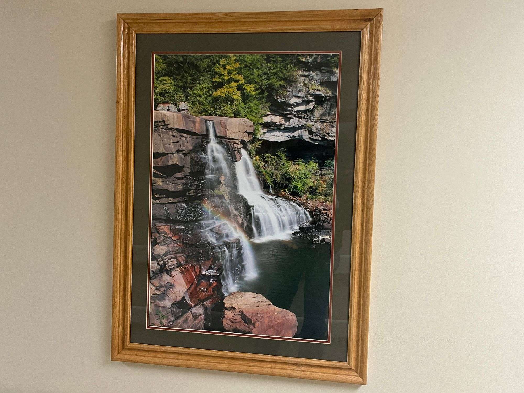Oak Waterfall Print by Jerry Pastine