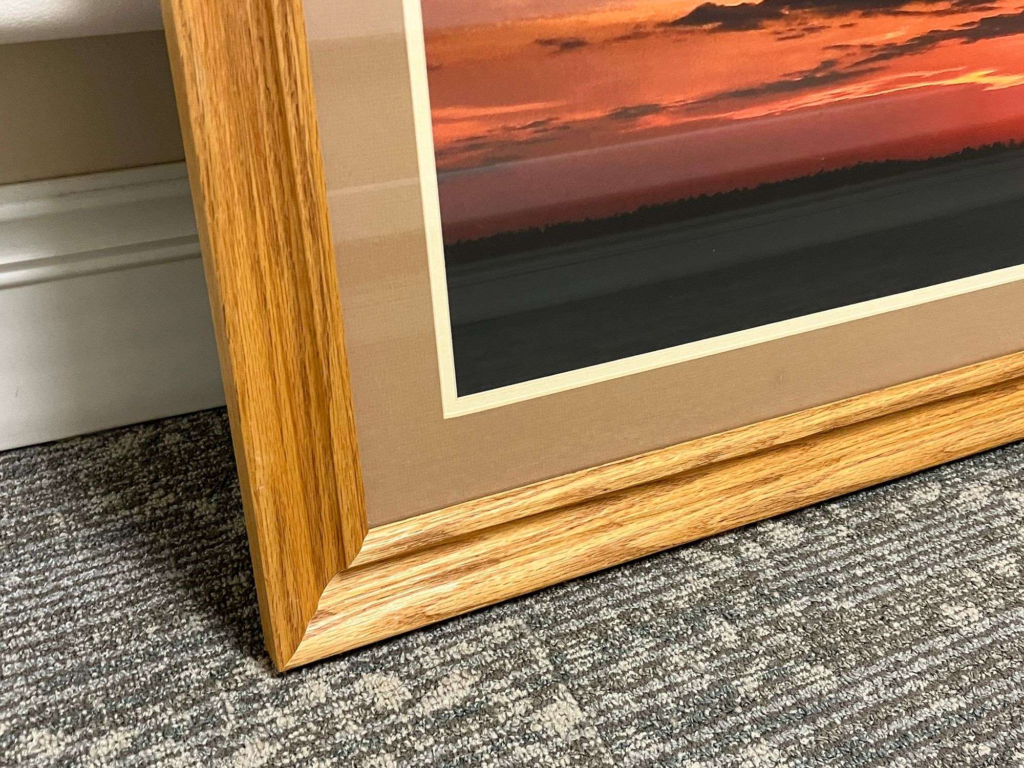 Oak Sunset Print by Jerry Pastine