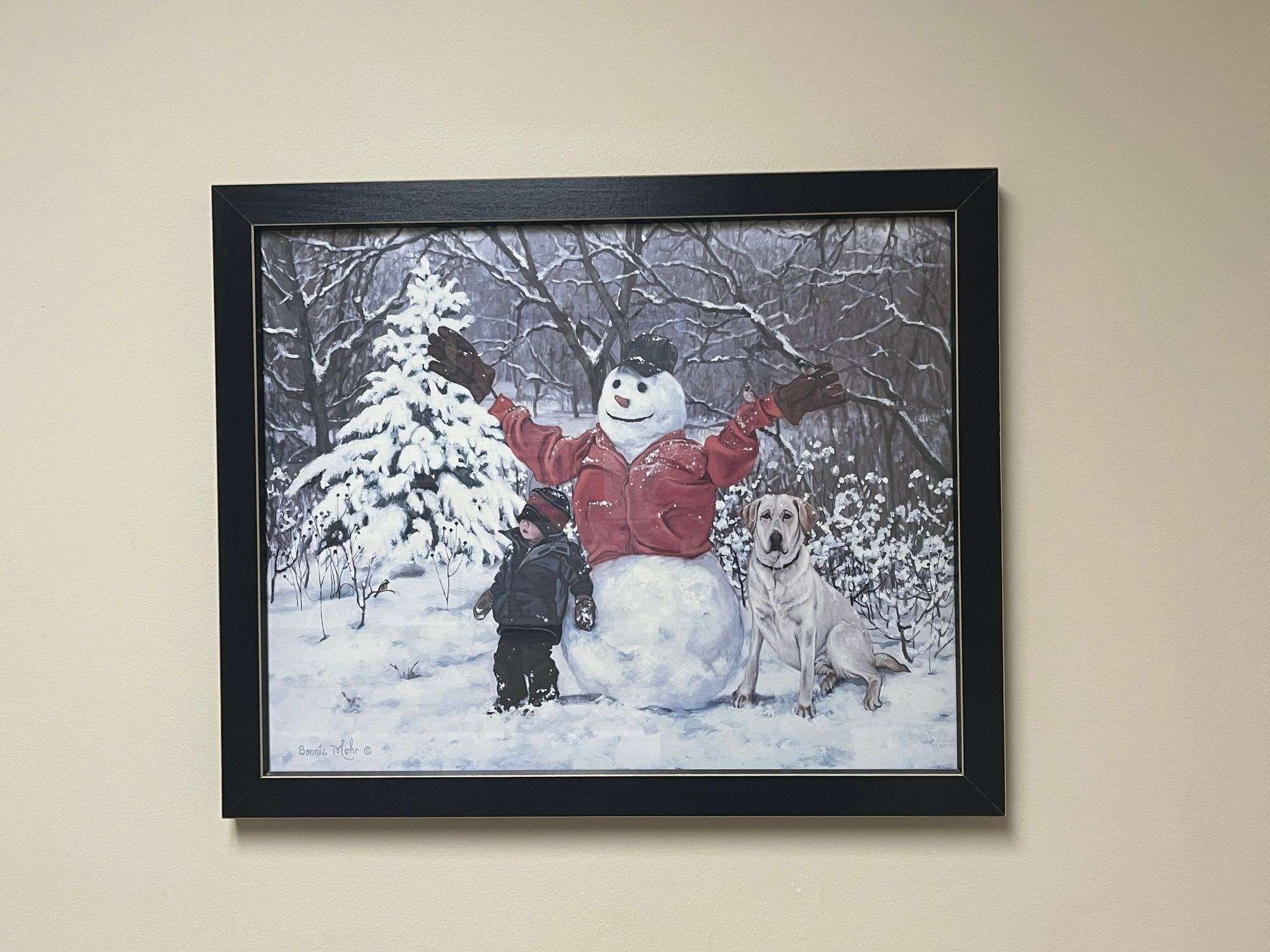 Snow Print by Bonnie Mohr