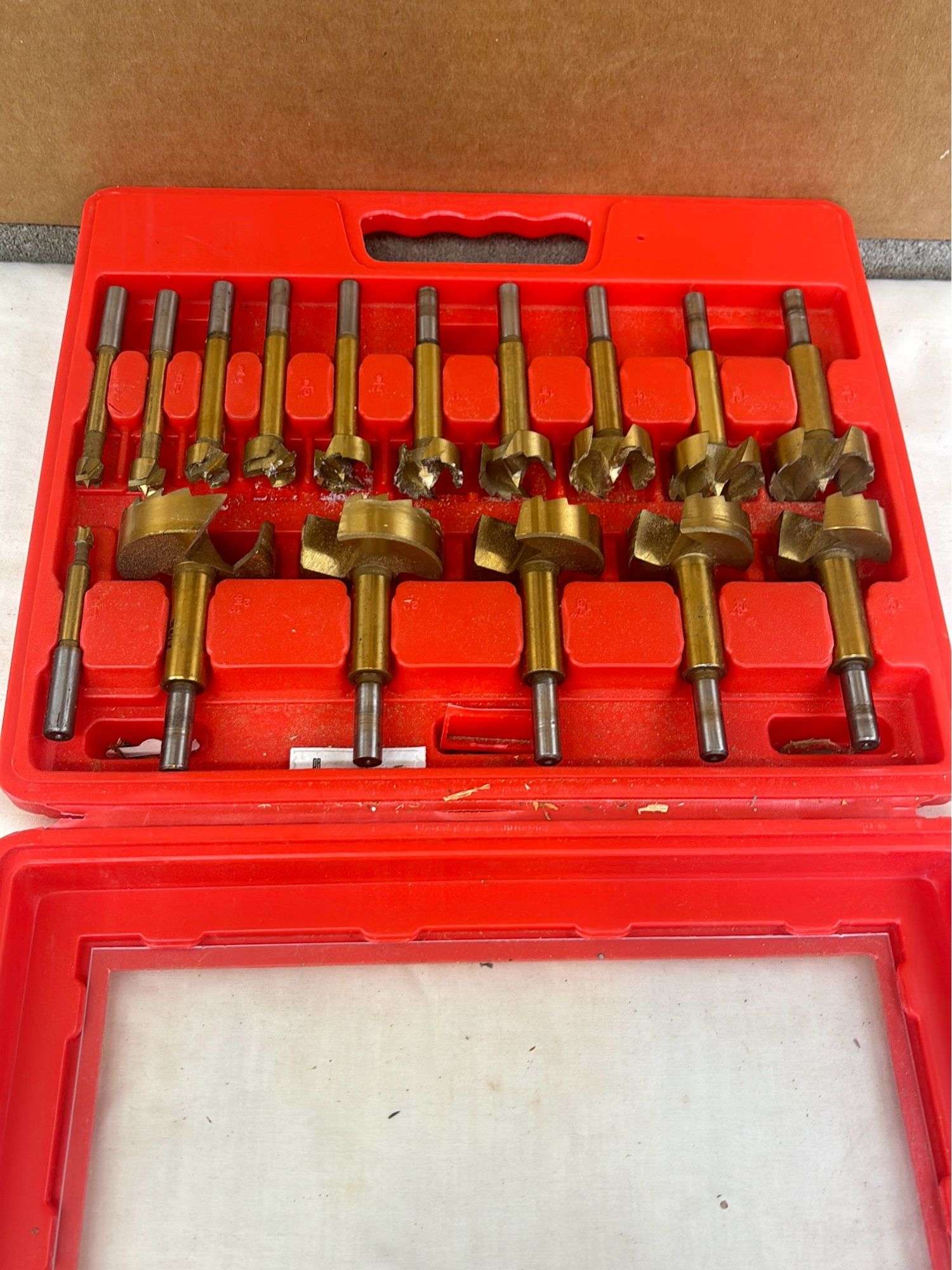 Taskforce 16pc Forstner bit set - Kaufman Realty & Auctions