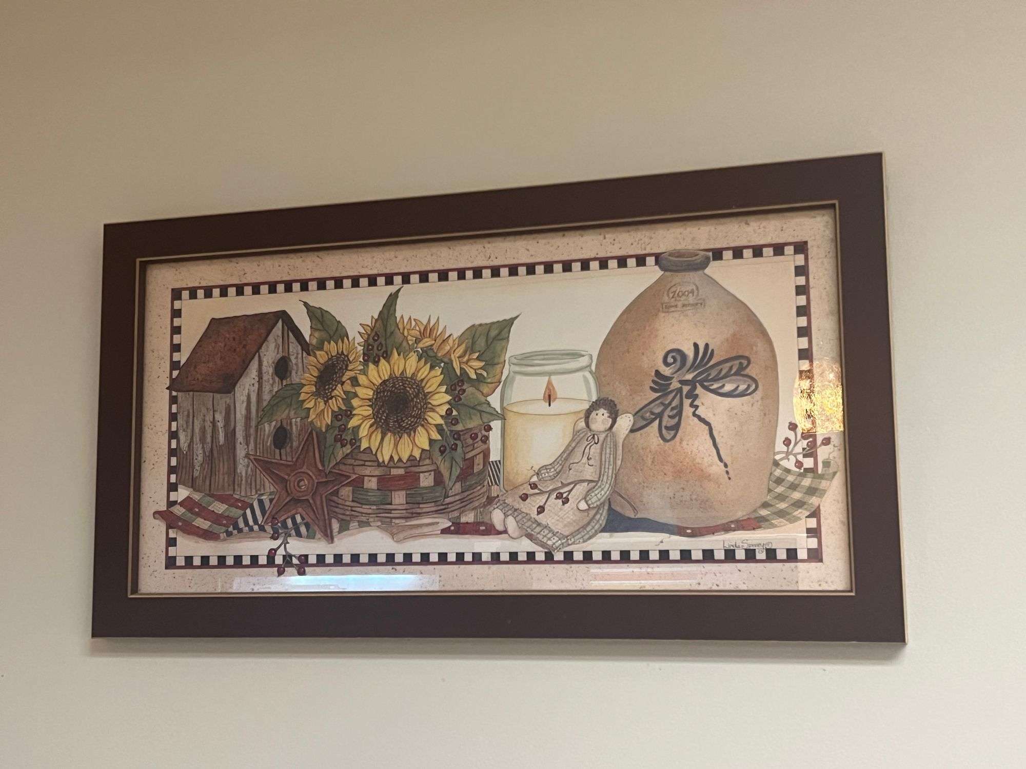 2 Country Pictures by Linda Spivey