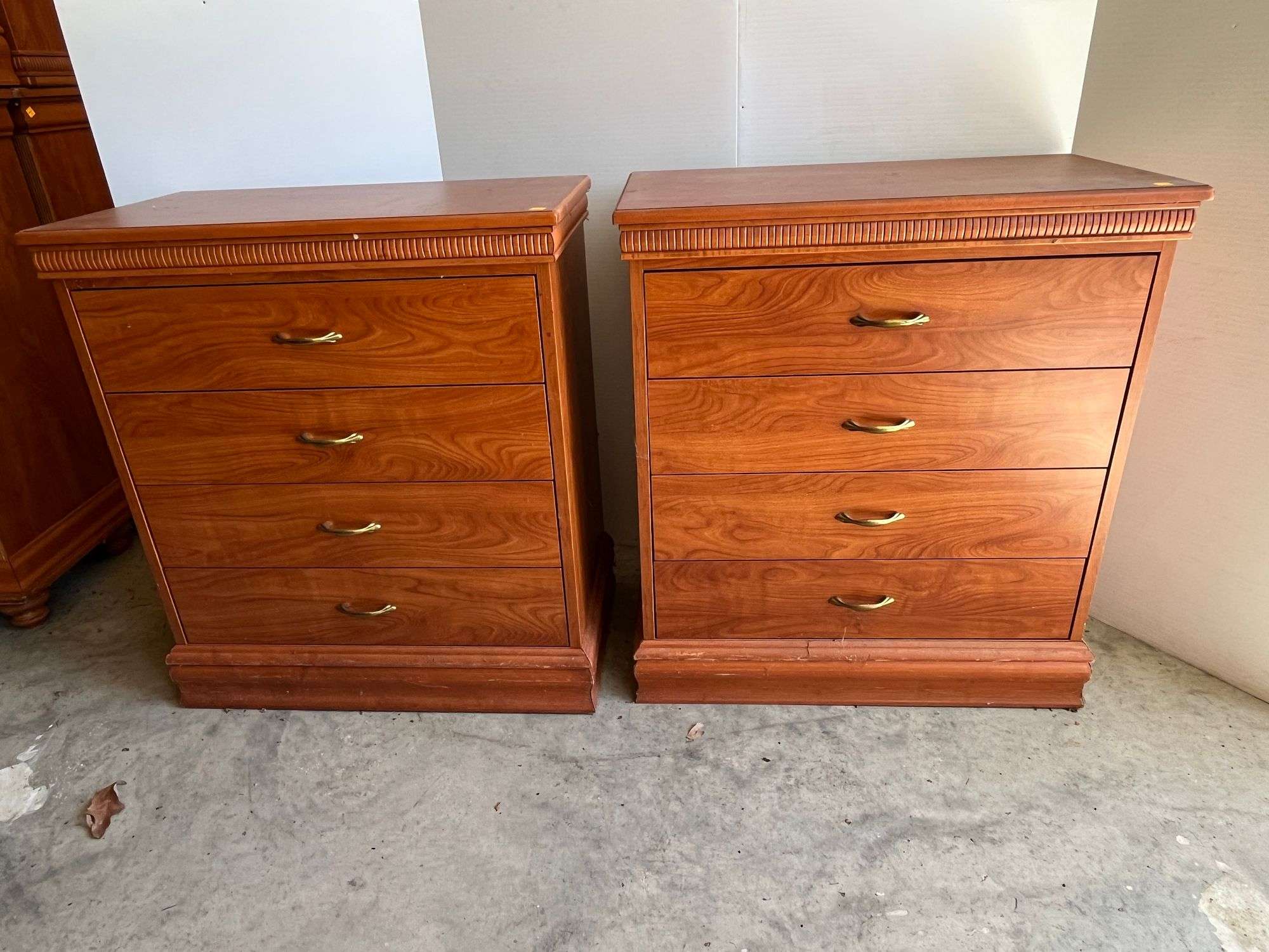 Two Woodland Bedside Chest of Drawers