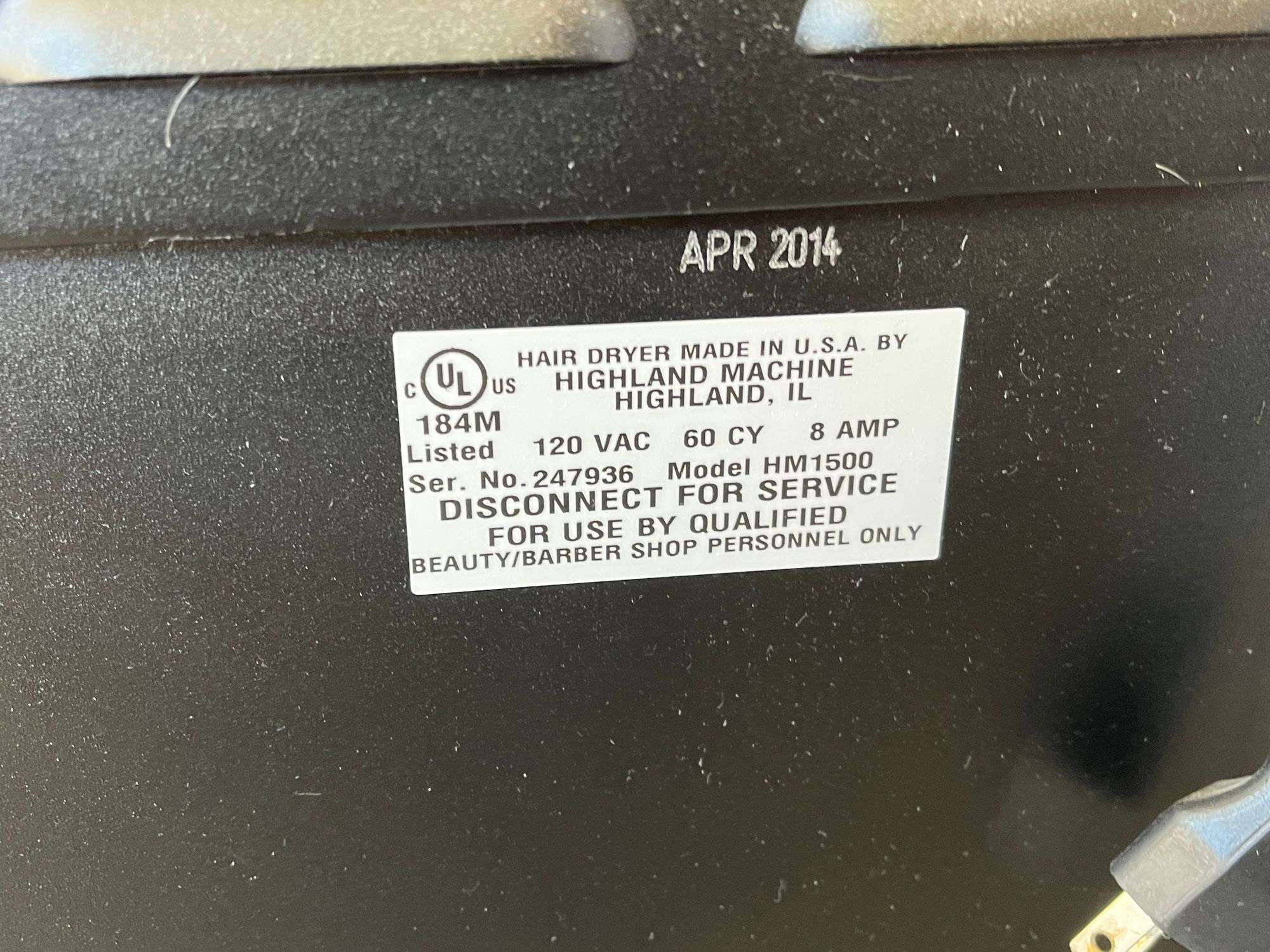 Comfort Aire & Venus Plus Hair Dryers