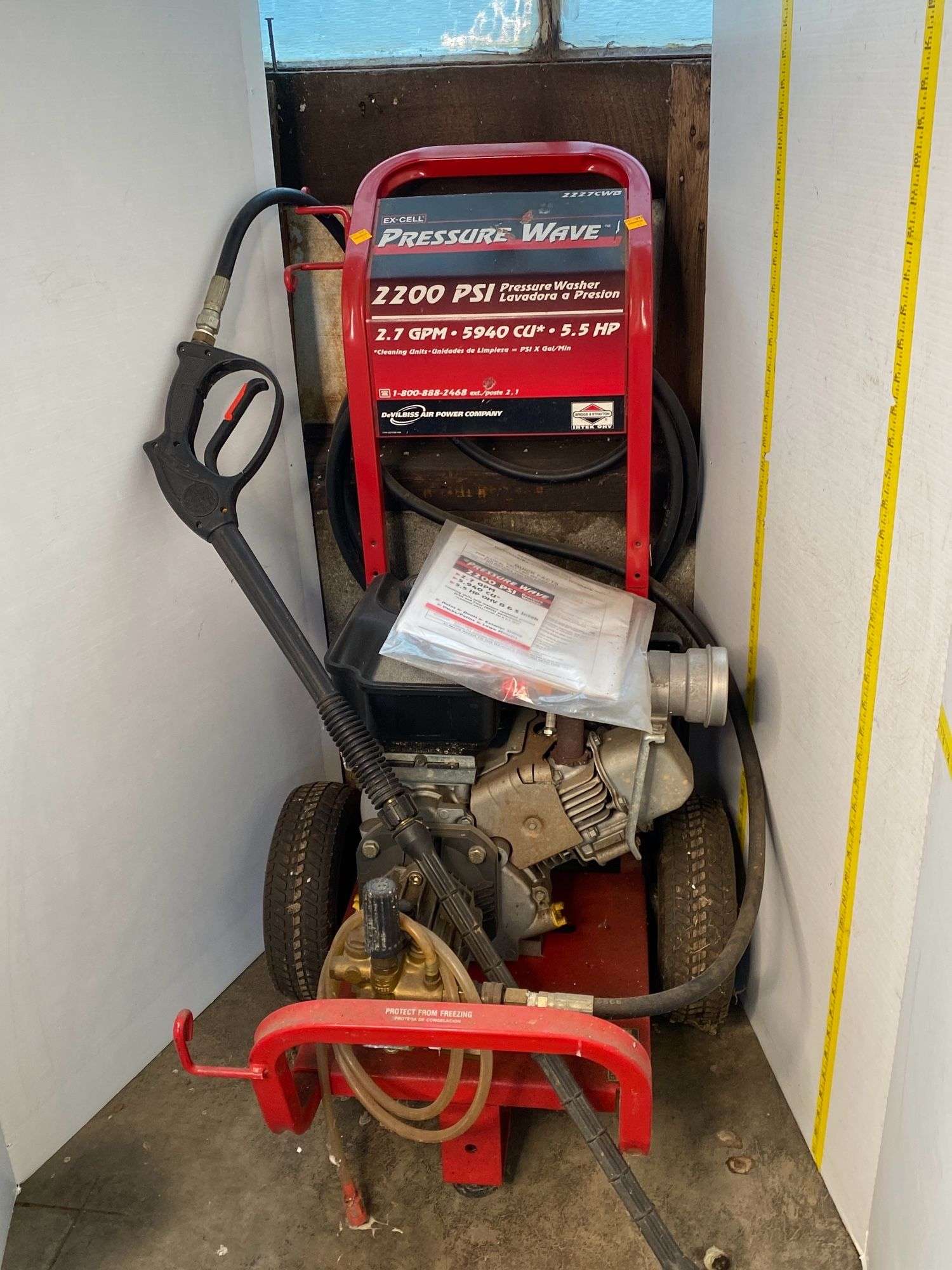 Ex-Cell Pressure Wave 2200 PSI Pressure Washer - Kaufman Realty
