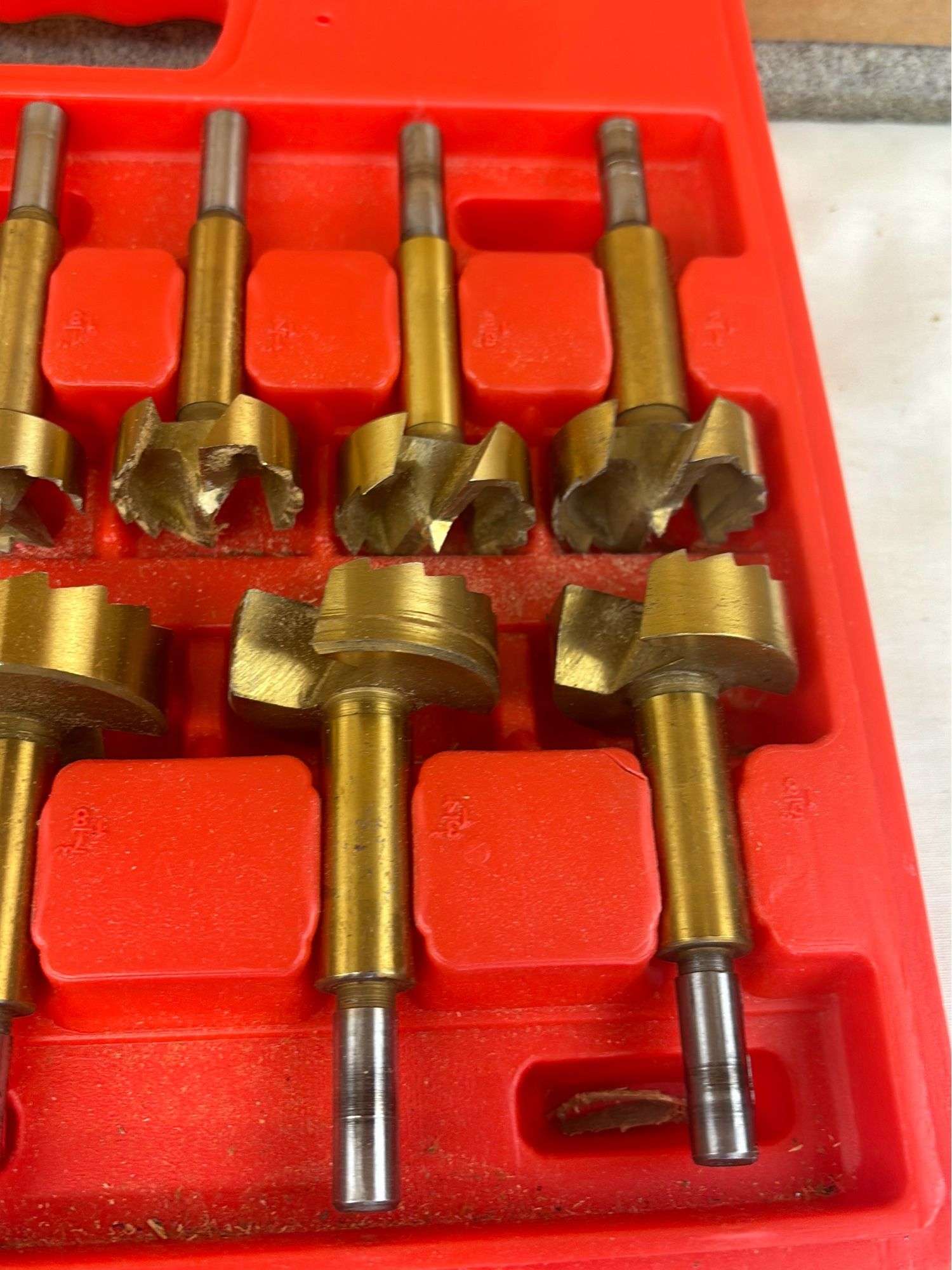 Taskforce 16pc Forstner bit set - Kaufman Realty & Auctions