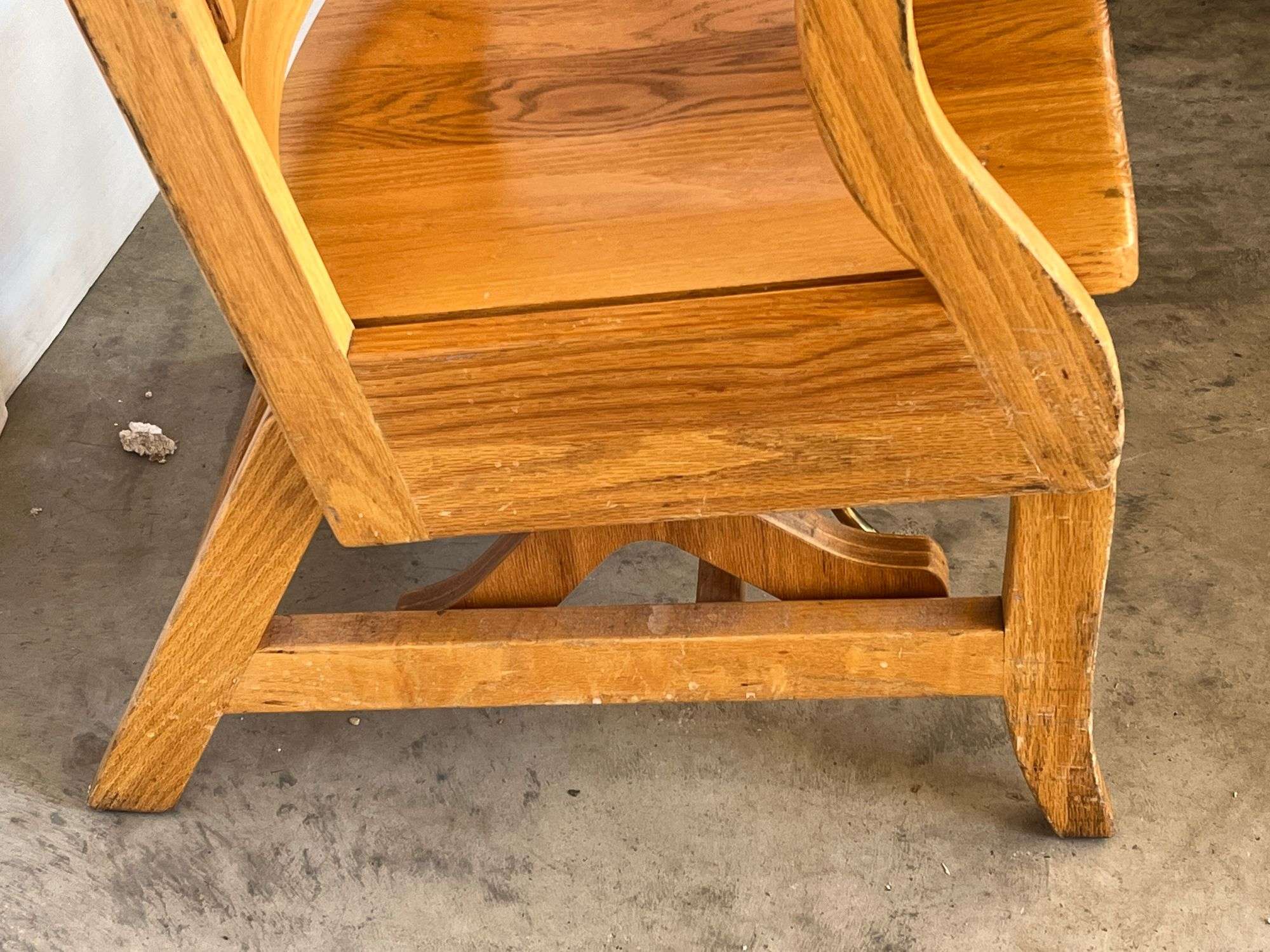 Oak Glider Rocker