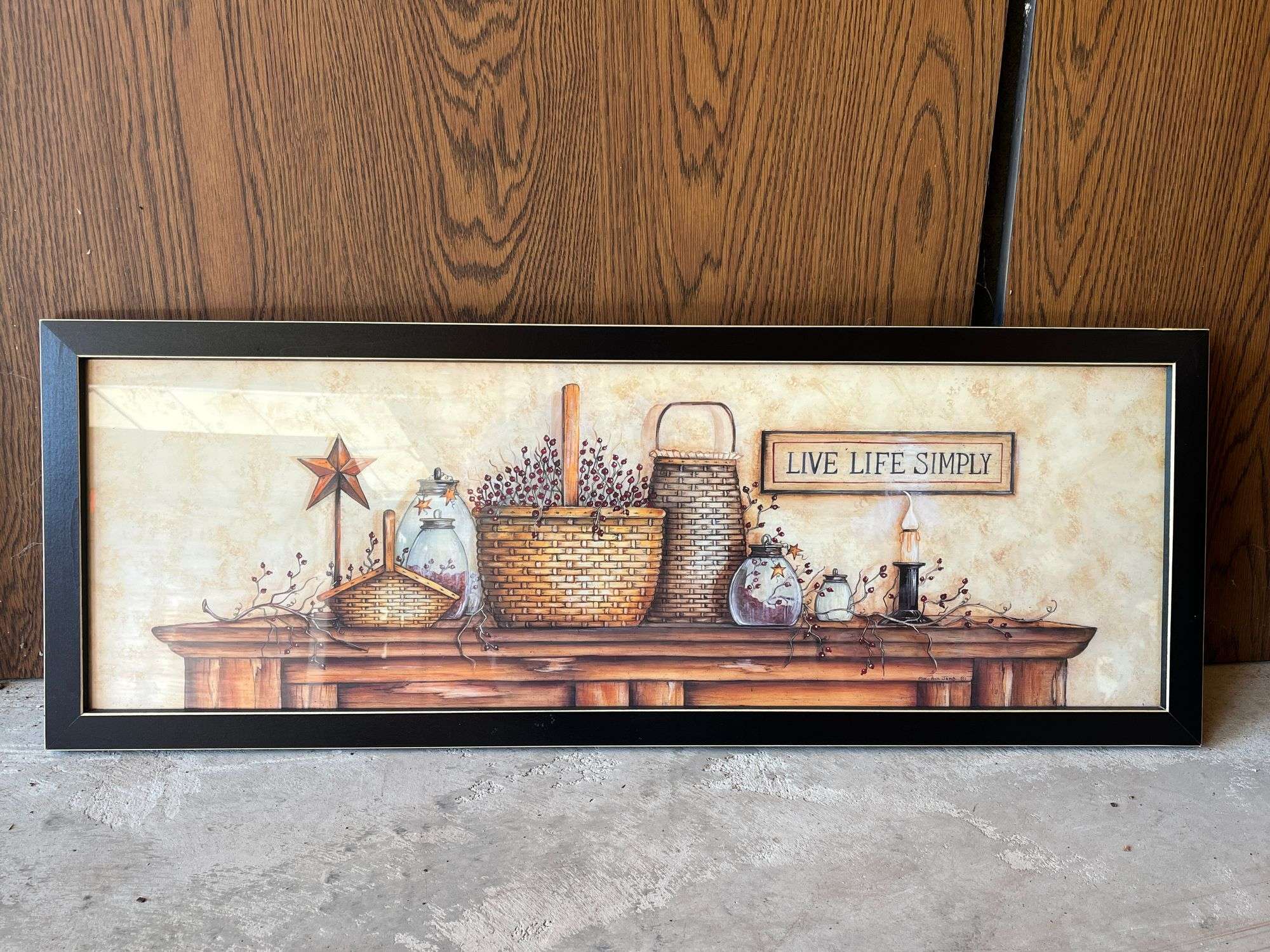 "Live Life Simply" Print