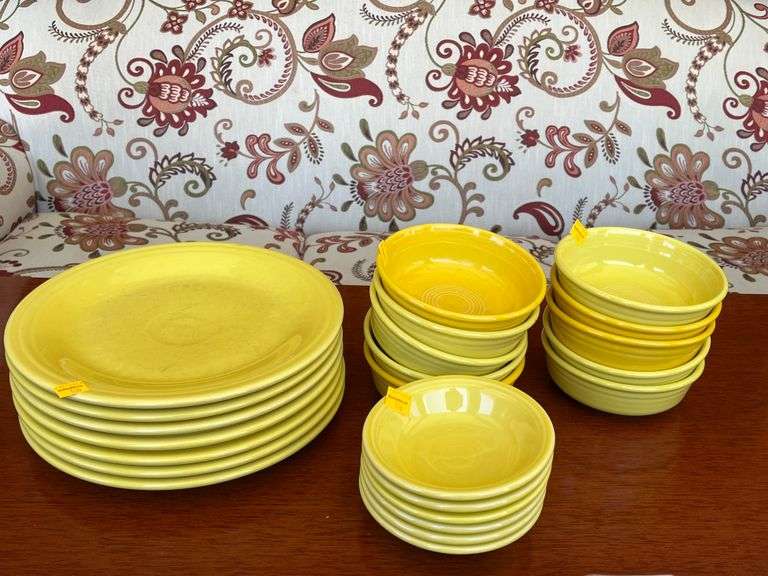 Yellow Fiesta Dishes