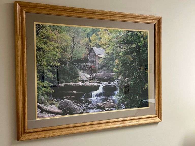 Oak Waterwheel Print by Jerry Pastine