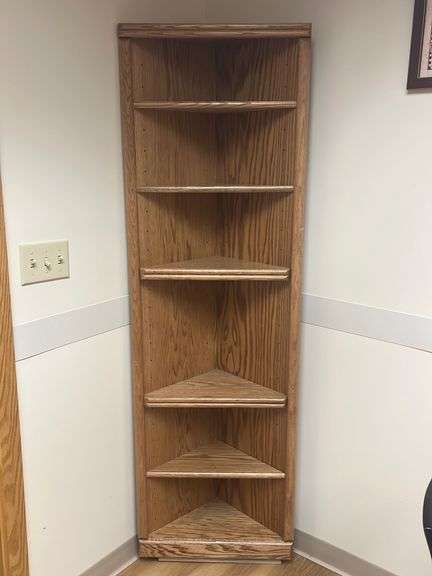 Oak Corner Shelf