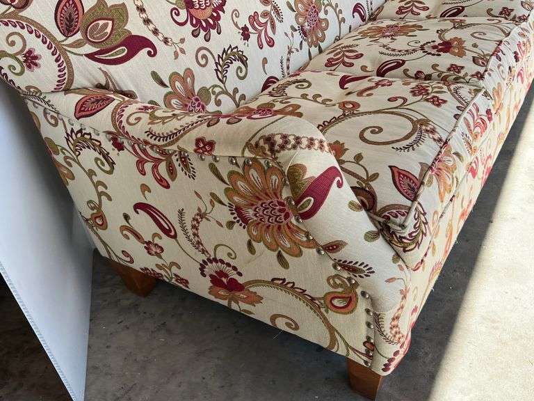 Upholstered Craftmaster Floral Sofa