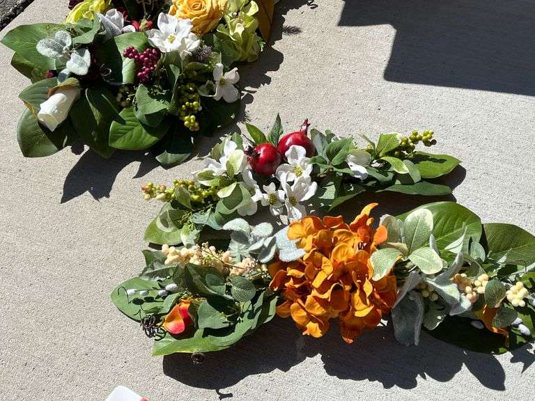 Curtian Rods, Coasters, Wash Basin, Floral Decor, Oak Recipe Book Holder, Etc.