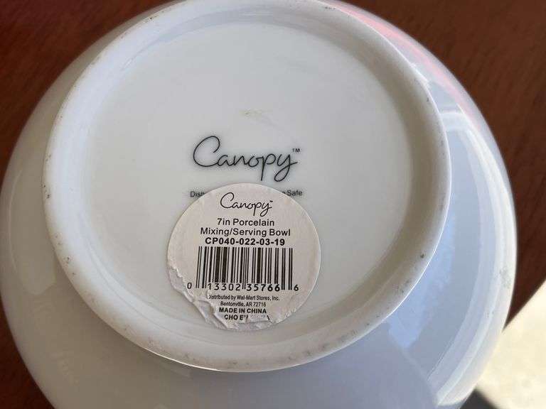 Canopy Bowls, Johan Haviland Saucers, & Made in China Bowls