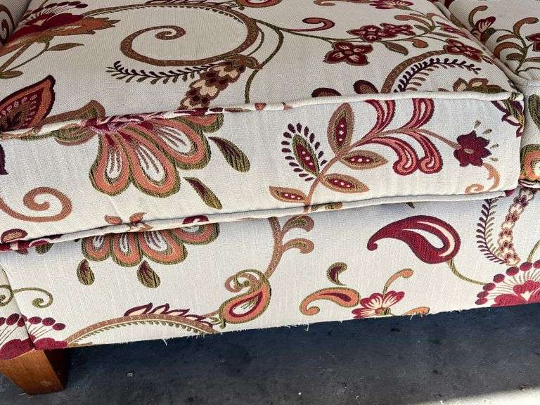 Upholstered Craftmaster Floral Sofa