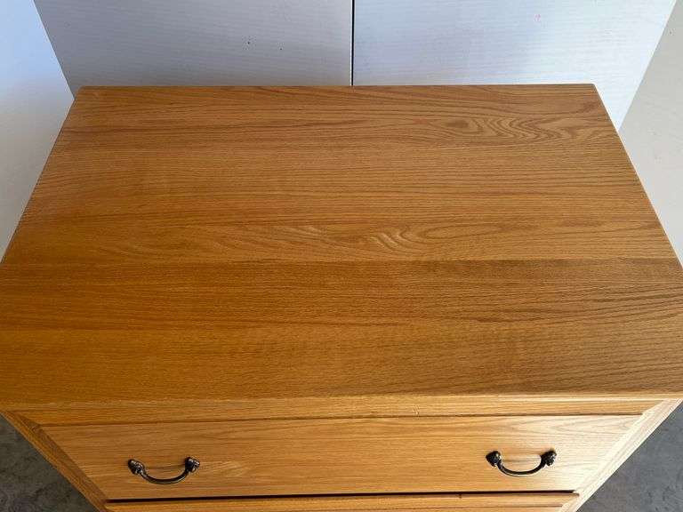 Oak File Cabinet