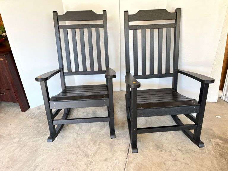Two Porch Rocking Chairs